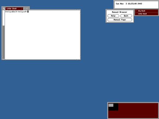 Initial VTWM Desktop